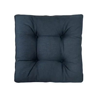 Produktbild von Best Wool Sitzkissen 60x60 cm für Rattan Gartenmöbel – Outdoor Loungekissen aus 100% Polypropylen formstabil wetterfest und weich Marineblau