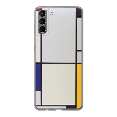 Produktbild von MuchoWow® Handyhülle Schutzhülle Hülle für Samsung Galaxy S21 Plus Tableau I - Piet Mondrian Silikon Softcase Handy Hülle - Handy-Tasche