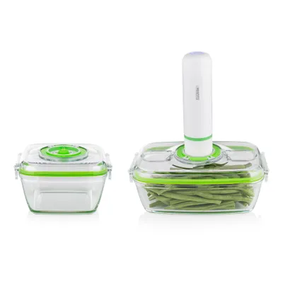 Obrázok produktu pre Princess 492985, Set, Obdĺžnikový, 1,1 L, Zelená, Priehľadná, Sklo, Plast, 200 °C