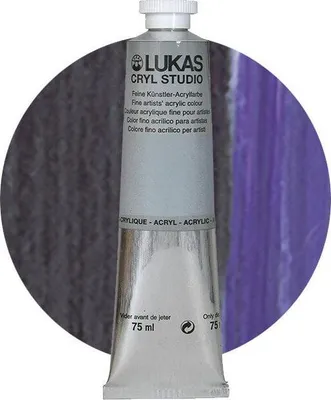 Obrázok produktu pre Lukas Cryl Studio Akrylová farba Permanent Violet 75 ml 1 ks