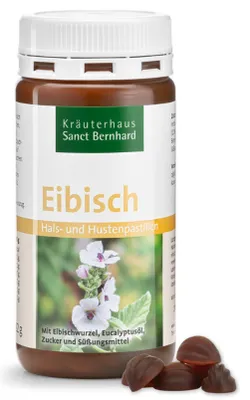 Produktbild von Sanct Bernhard Eibisch-Hustenpastillen - 90 Pastillen