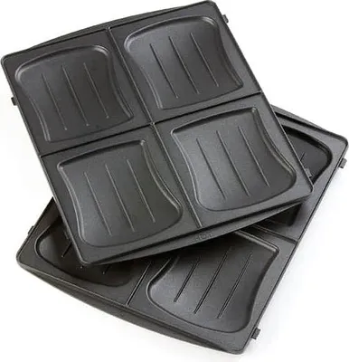 Zdjęcie produktu dla Wymienne blachy do pieczenia - 4 x sandwich - do DO9046C / DO9123C / DO9069C