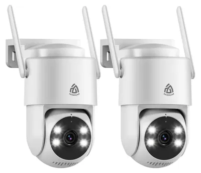 Produktbild von Überwachungskamera 2K, 360° PTZ – Farb-Nachtsicht, 1296p – IP66 wasserdicht – Für den Außeneinsatz