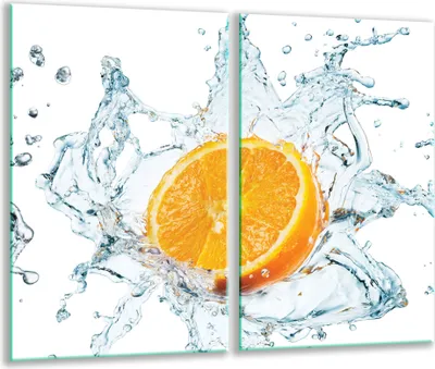 Obrázek produktu pro Kryt varné desky 2 kusy 30x52 sklokeramický kryt varné desky oranžový