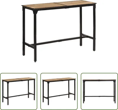 Produktbild von The Living Store Bartisch 150x55x107 cm Raues Massivholz Mango