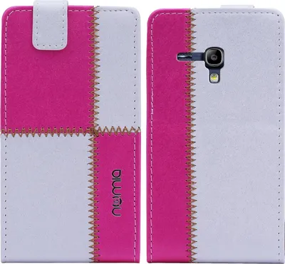 Produktbild von Samsung Galaxy S3 Mini (i8190) numia Flipstyle Weiss-Pink