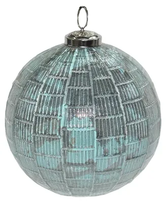 Produktbild von Clayre & Eef Weihnachtskugel Ø 12 cm Türkis Glas