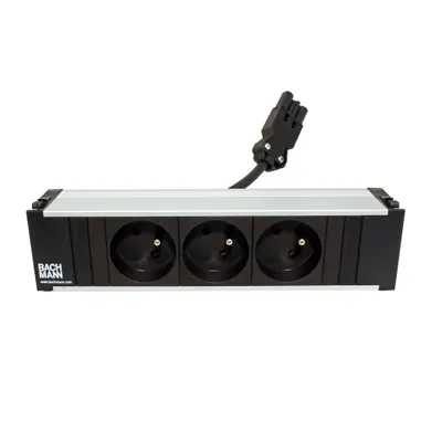 Obrázek produktu pro BACHMANN Systém CONI, box pro 3 moduly, 3x zásuvka CZ (333.0500) (19.07.0436)