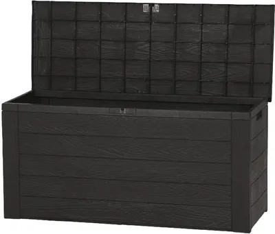 Obrázok produktu pre Záhradný box na vankúše WOODY vo vzhľade dreva
