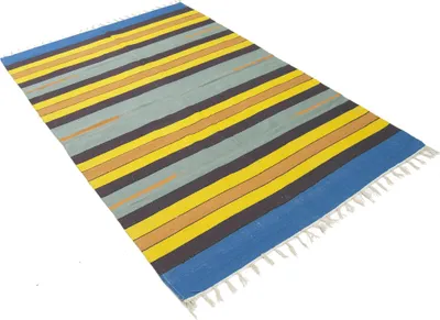Obrázok produktu pre Indická ručná kilimová bavlna 180x120 CM