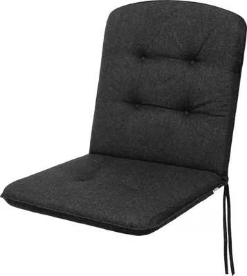 Produktbild von HOBBYGARDEN outdoor/indoor, Sitzkissen, Sitzpolster, Gartenmöbel Kissen, für Stuhle oder Liege, Polster, Sofa, 102 x 50 x 6 cm, Schwarz