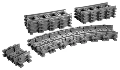 Produktbild von LEGO® Bricks and More 7499 Flexible und gerade Schienen