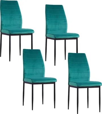 Produktbild von Stuhl Madison Velvet 4er-Set