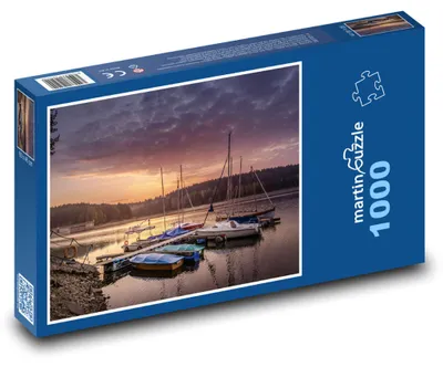 Obrázek produktu pro Puzzle 1000 Západ slunce u přístavu - martinpuzzle