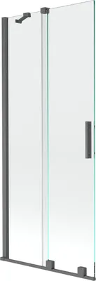Zdjęcie produktu dla Mexen Velar Parawan 2-skrzydłowy 80x150 cm szkło transparentne