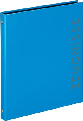 Produktbild von VELOFLEX Zeugnismappe / Zeugnisringbuch / Farbe: blau