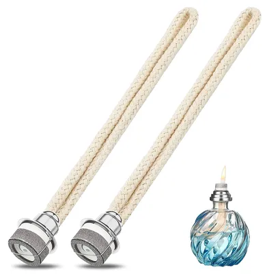 Produktbild von Ersatzdocht mit katalytischem Brenner für Duftlampen - 2 Stück - Zubehör zur Raumluftverbesserung und Aromatherapie
