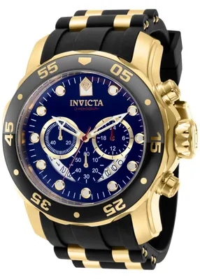 Produktbild von Invicta Pro Diver - SCUBA 37229 Herrenuhr - Quarzwerk - Edelstahl mit blauem Zifferblatt - 48 mm