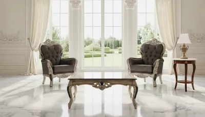 Immagine prodotto di Tavolino classico in legno dall'aspetto elegante e dalla struttura robusta