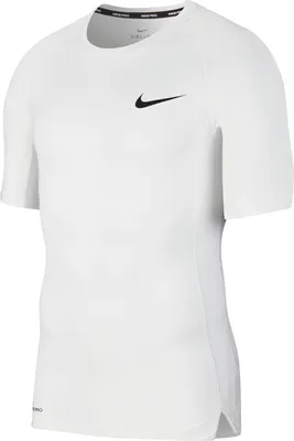 Produktbild von NIKE Nike Herren T-Shirt Pro, White/Black, 2XL, BV5631-100 WHITE/BLACK XXL