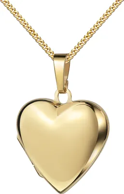 Produktbild von Medaillonanhänger Herz GoldAnhänger Medaillon aus Gold 333 Herzkette 45 cm