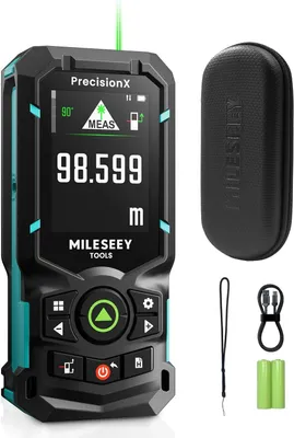 Image de MiLESEEY S50 Télémètre laser 120m, faisceau vert, technologie P2P, connexion à l'application