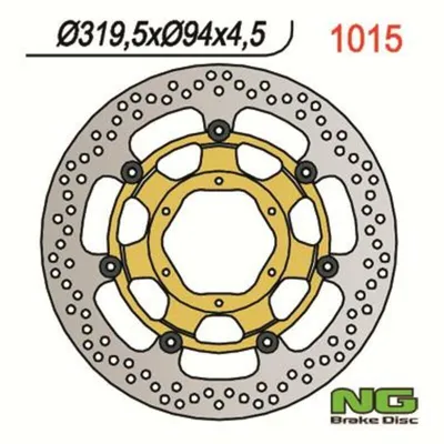 Produktbild von Ng Vordere Bremsscheibe Für Honda Cbr 1000 Rr '06-'07, Vtr 1000 Sp1/Sp2 '00-'04 (320X94X4.5Mm) (6X6.5Mm) Schwimmend