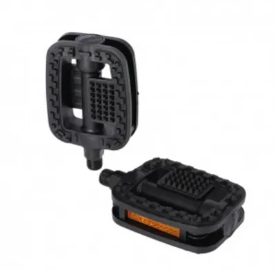 Produktbild von XLC Universal Kunststoff PD-C23, 9/16',Reflektor, schwarz (1 Paar)
