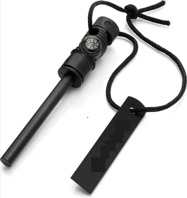 Produktbild von CHPN – Feuerstarter – Magnesiumstab – Feuer machen – Camping – Überleben – Magnetstab zum Feuermachen – 3-in-1 – mit Kompass