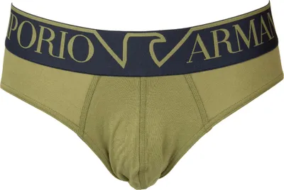Produktbild von EMPORIO ARMANI Herren-Slip, sichtbare elastische Unterwäsche, Stretch-Baumwollunterwäsche, Artikel 110814 4F516, EUR S - CN 165/90 - BR P - MX CH, Cotone 95%,Elasthan 5%