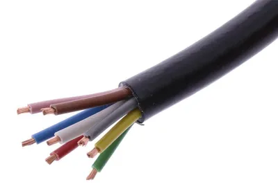 Image de Câble JMP H05VV, section 8 x 1,5, couleur noire