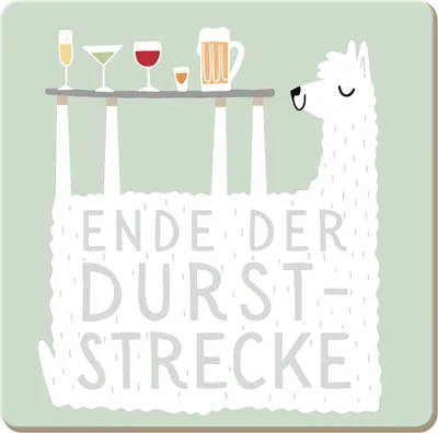 Produktbild von Korkuntersetzer Ende der Durschtstrecke