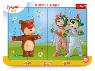 Produktbild von Trefl Baby, 4 Stück(e), Tiere, 2 Jahr(e)