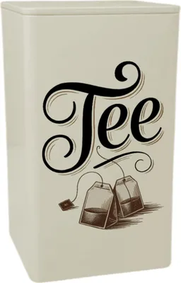Produktbild von Tee Vintage VorratsDose 900ml für Teebeutel