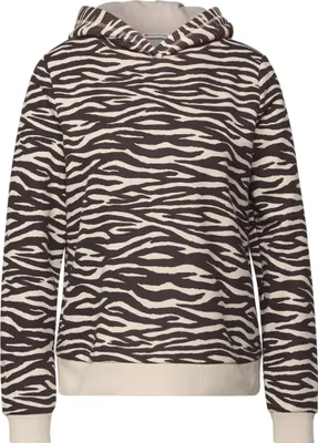 Produktbild von Street One LTD QR Printed Sweat Hoody deep roast bro 36
