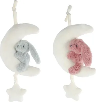 Immagine prodotto di Peluche carillon coniglio coccolone 35 cm musica bambino giocattolo