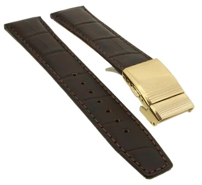 Produktbild von Citizen Eco Drive â–º Uhrenarmband 20mm Leder braun Kroko-Optik â–º AS2053