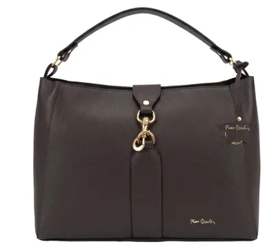 Produktbild von Handtasche Echtleder Pierre Cardin 37x27 cm Schwarz Black B UNICA BE_55116_NERO