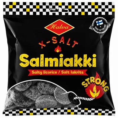 Produktbild von Halva X-Salt Salmiakki Strong 120g