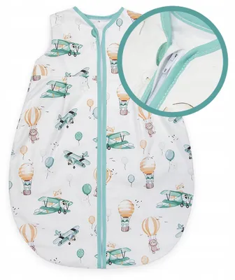 Produktbild von Ankras Sommer Baby-Schlafsack 0,5 TOG 100% Baumwolle