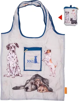 Produktbild von Die Spiegelburg, Coppenrath Verlag, Faltshopper - Einkaufstasche, 23747, I love Dogs