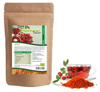 Produktbild von Mynatura  Hagebuttenpulver - ab 1000g - 1 Beutel