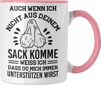 Produktbild von Trendation - Stiefpapa Tasse Spruch Geschenk Lustige Sprüche Stiefvater Geschenk Geburtstag Geburtstagsgeschenk (Rosa)