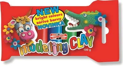 Produktbild von KOH-I-NOOR Set of Modelling Clay Modelliermasse für Kinder 100 g