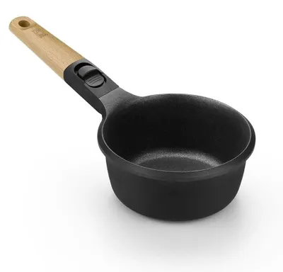 Image de Solidchoice - Poêle en aluminium moulé de 16 cm avec revêtement antiadhésif et poignée amovible