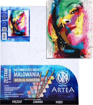 Image de Peinture par numéros 40x50cm Portrait Modern Astra
