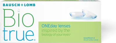 Produktbild von Bausch & Lomb Biotrue ONEday, 30-pack, Täglich, 30 Stück(e), 1,42 cm, 8,6 mm, Nesofilcon A, 78%