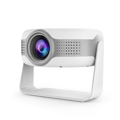 Immagine prodotto di Proiettore intelligente ZELURXX 4K HD, correzione trapezoidale, proiezione a 130°, Wi-Fi, Android, bianco