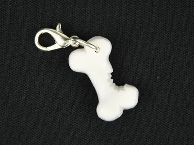 Produktbild von Hundeknochen Charm Anhänger Bettelarmband Miniblings Charms Knochen Hund