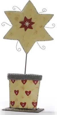 Produktbild von Weihnachtsstern Aufsteller 60cm Weihnachtsdeko